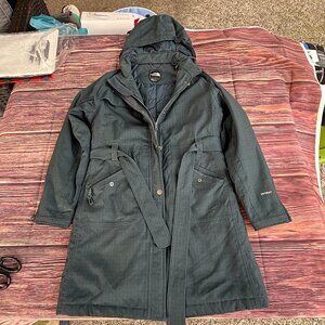 North Face Womens Trench Coat Size Medium